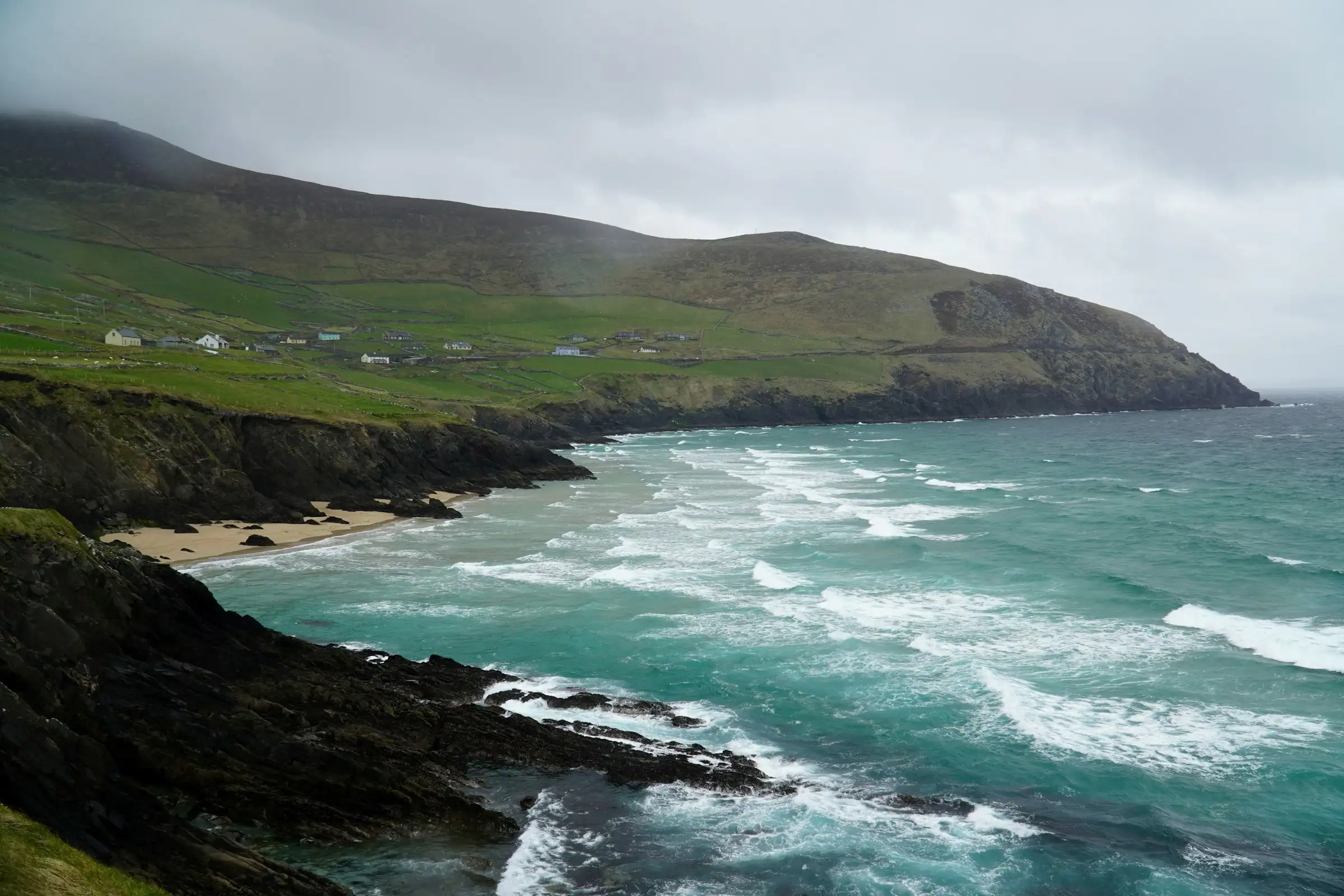 Slea Head above the Atlantic on the Dingle Peninsula